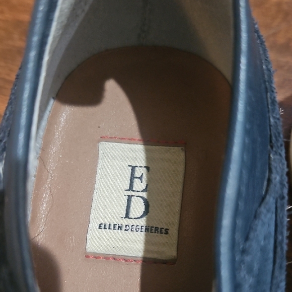 Navy Suede Loafers - Picture 2 of 8